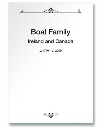 Boal Family History PDF click to open