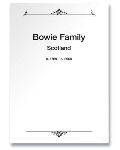 Bowie Family History PDF click to open