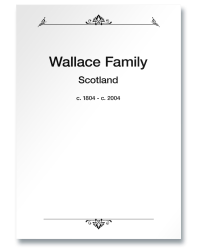 Wallace Family History PDF click to open