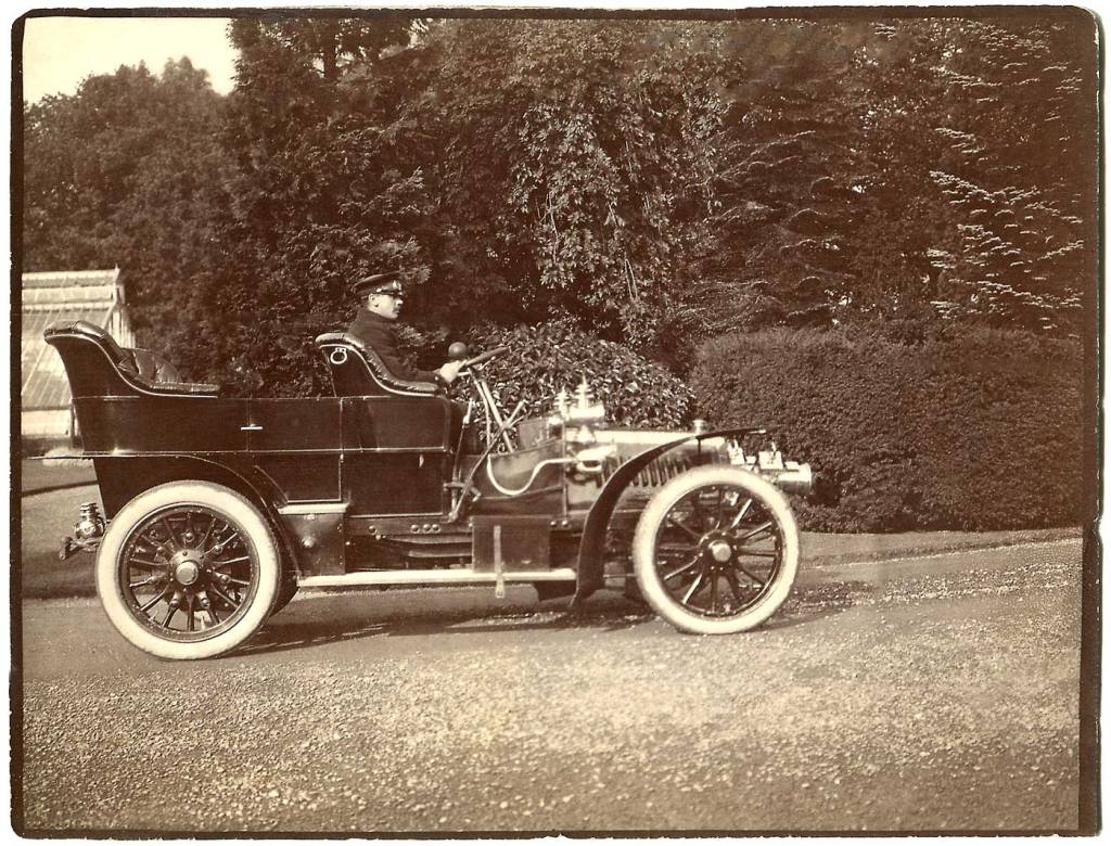 My great-uncle Robert Smart (1877-1915) in one of his earliest cars in Scotland, before emigrating to Australia in 1910